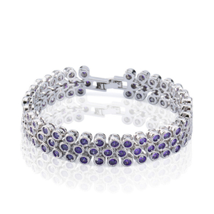Round Tennis Bracelet Elegant Jewelry For Women YCB497